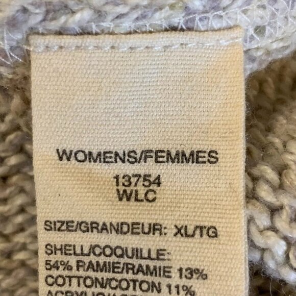 Woolrich Women's 1/4 Quarter Zip Mock Neck Pullover Wool Blend Sweater Size XL - Picture 9 of 15